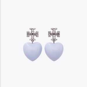 Gorgeous Tory Burch heart earrings, brand new